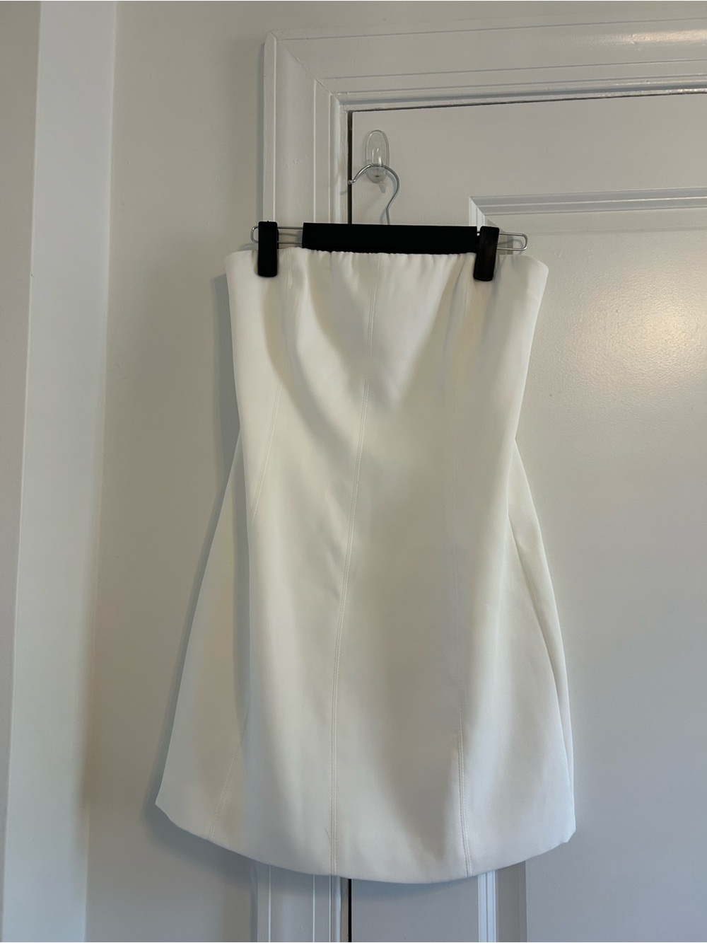 Meshki White Strapless Mini Dress